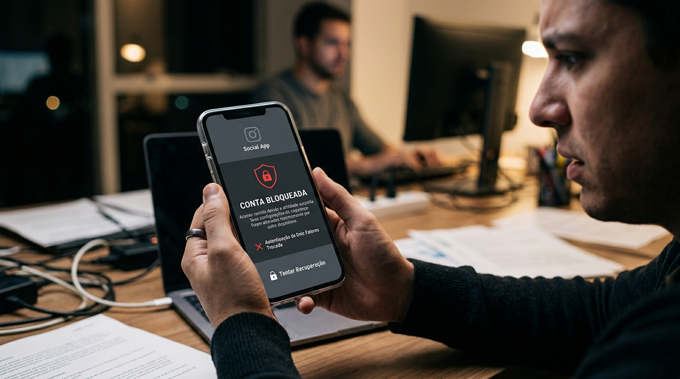 Instagram Hackeado com Autenticador Trocado: O Que Fazer Quando Eles Fecharam Todas as Portas