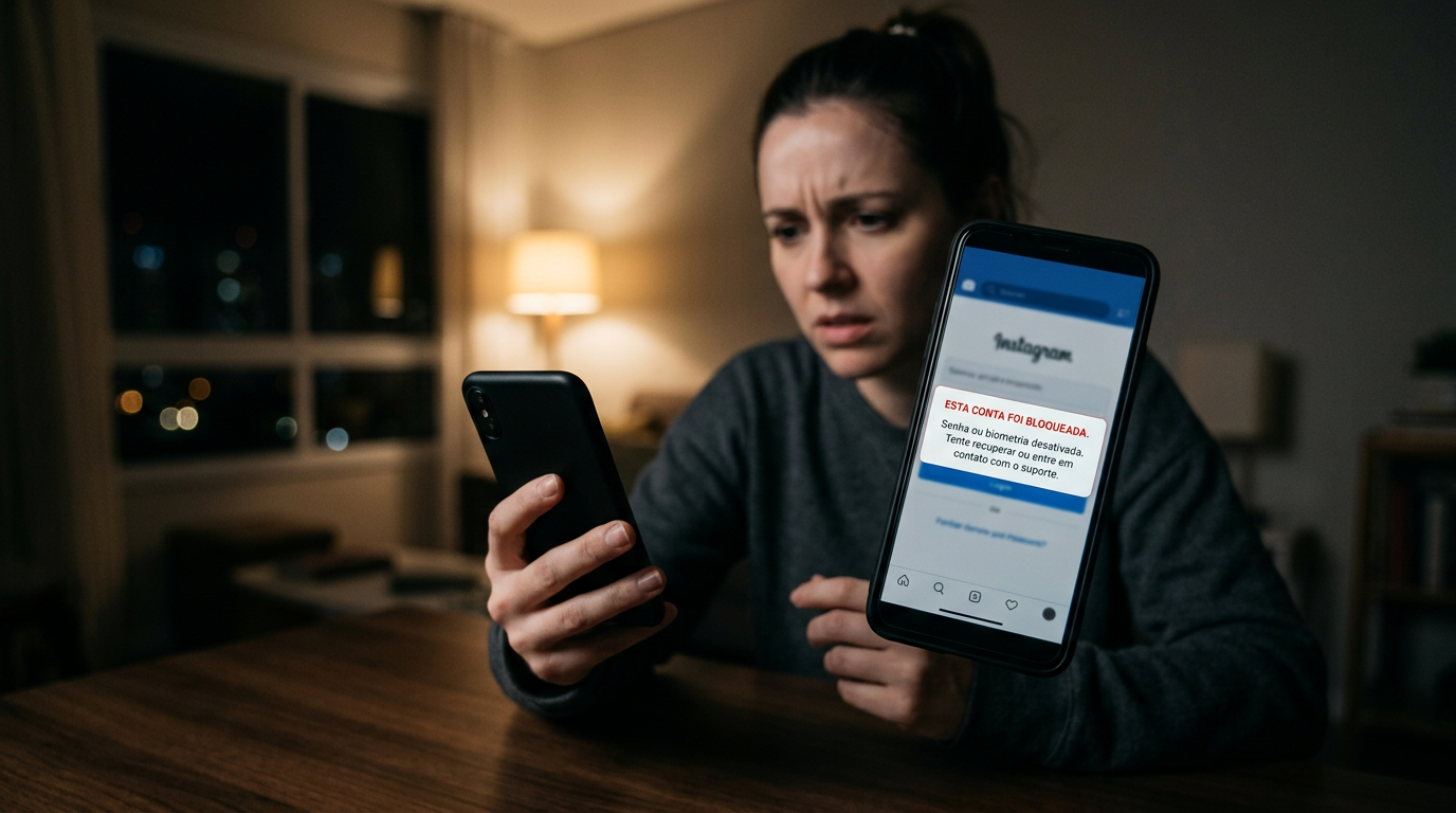 Hacker desativou a biometria do seu Instagram, e agora você está do lado de fora