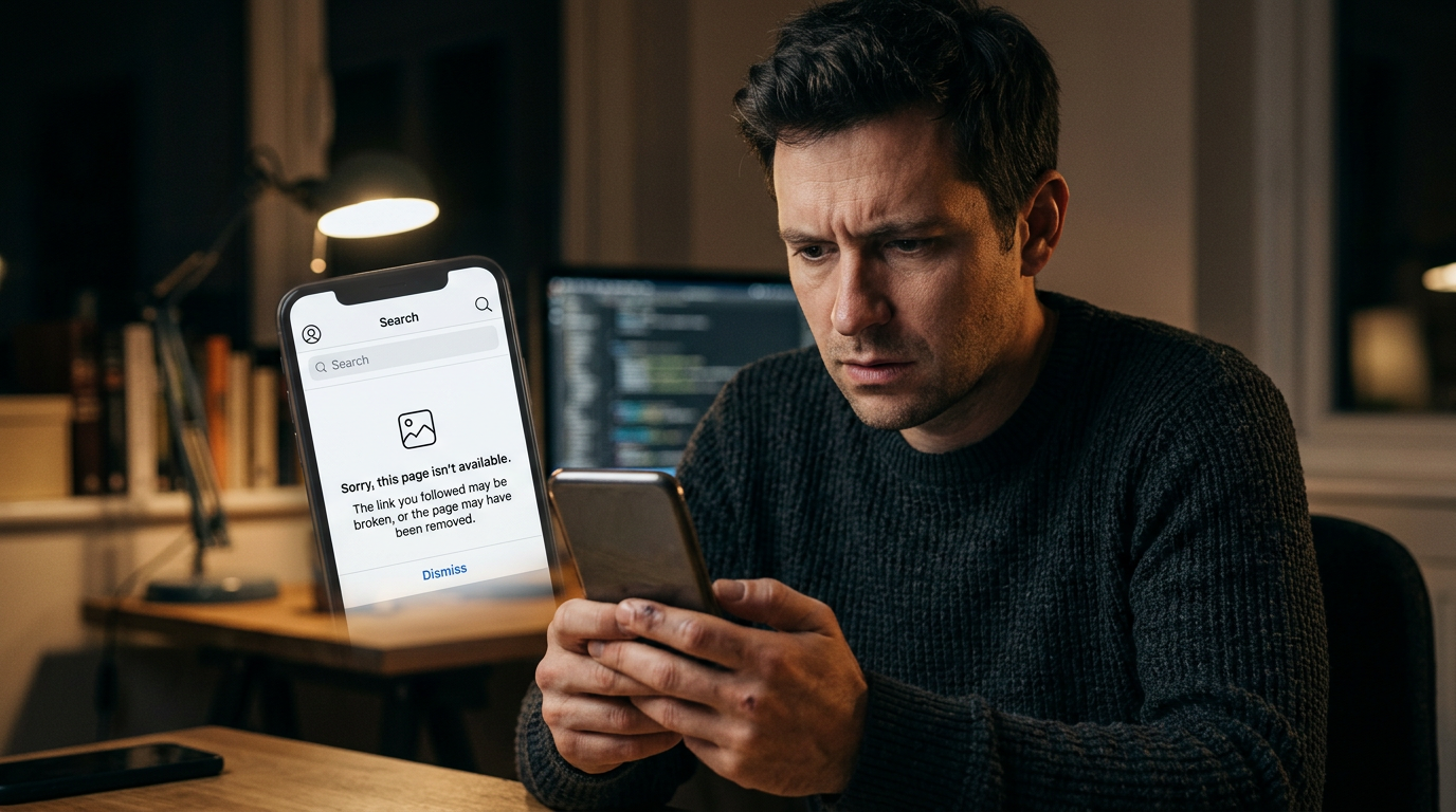 Hacker mudou seu nome de usuário no Instagram, e agora sua conta sumiu da sua própria busca