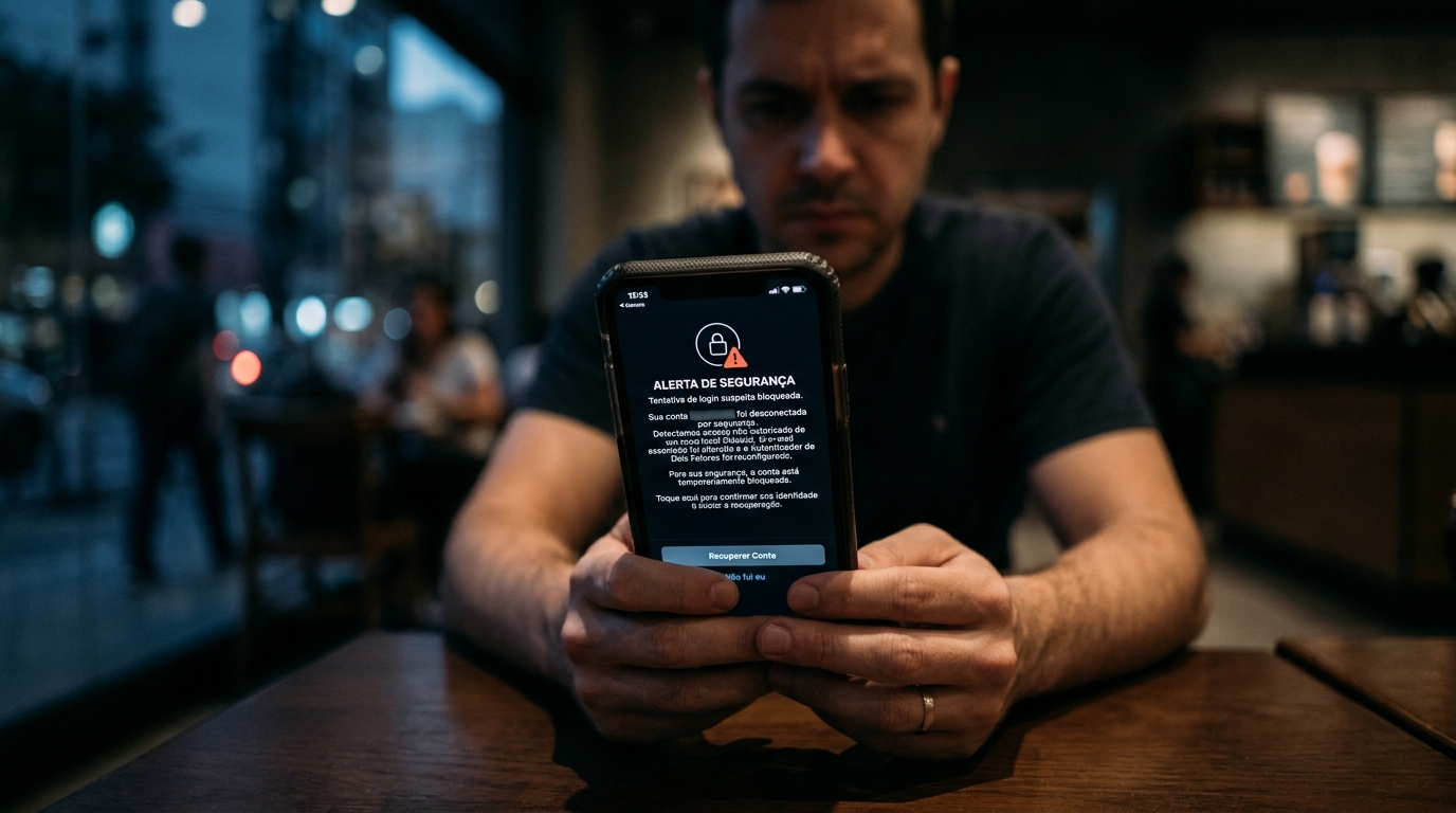 Hacker trocou seu e-mail e ativou o autenticador ao mesmo tempo — e agora?