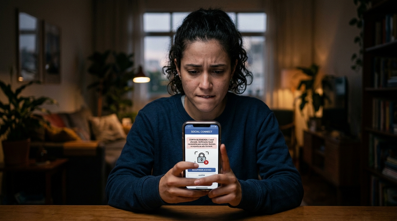 Hacker trocou seu e-mail e ativou reconhecimento facial — você está travado por fora e por dentro ao mesmo tempo