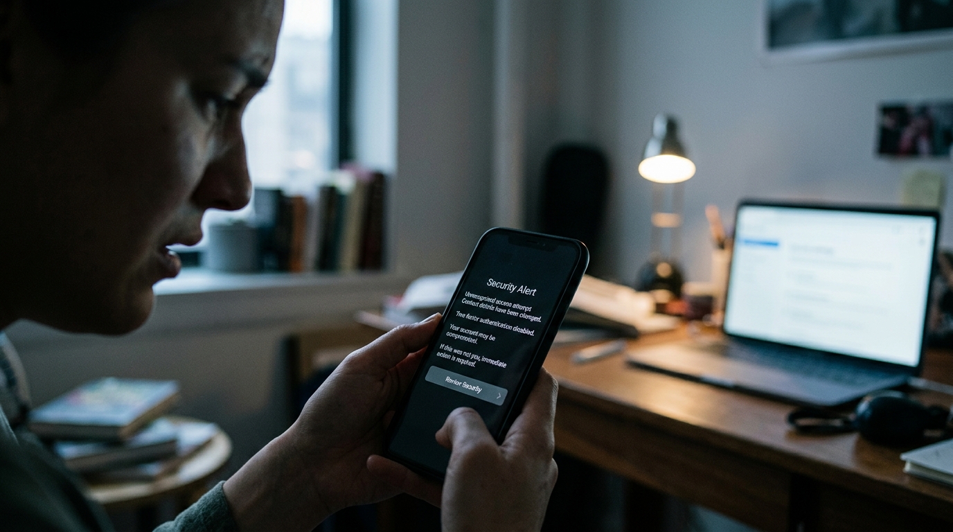 O hacker removeu seu e-mail e desativou o 2FA ao mesmo tempo — e agora?