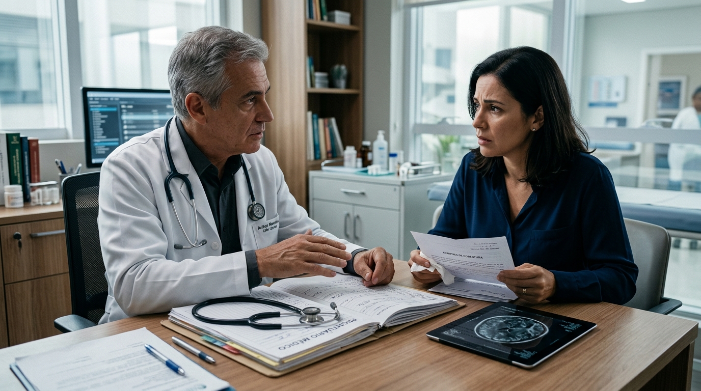 Seu plano negou a cirurgia. O médico diz que não pode esperar. O que fazer agora?