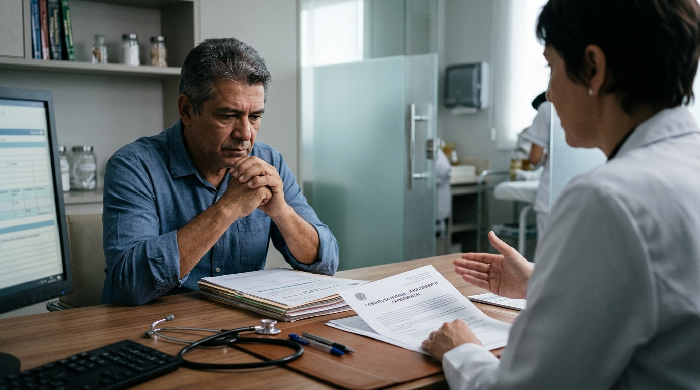 Seu plano negou a cirurgia de glaucoma chamando de "experimental"? Isso tem nome: abuso.