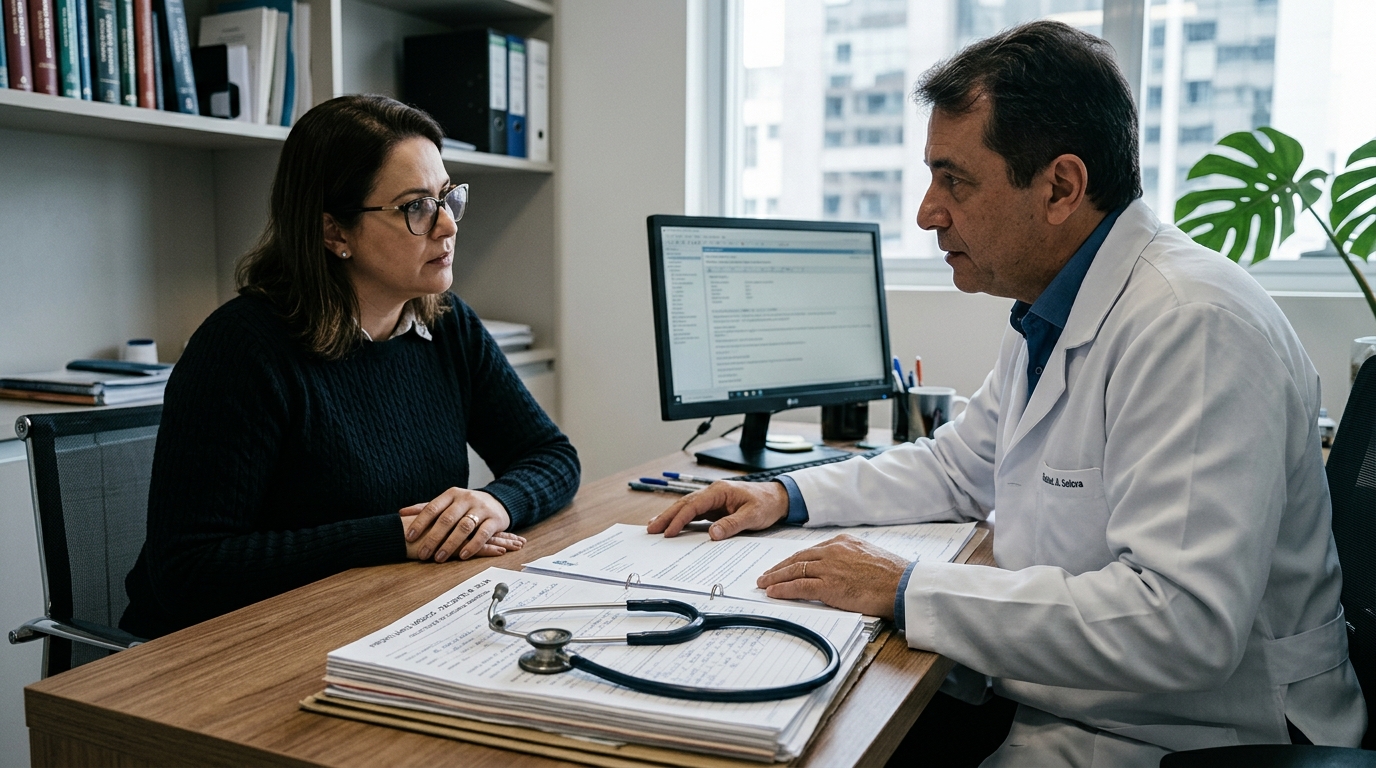 Seu plano negou a cirurgia bariátrica alegando "condição pré-existente". Esse argumento quase nunca se sustenta.