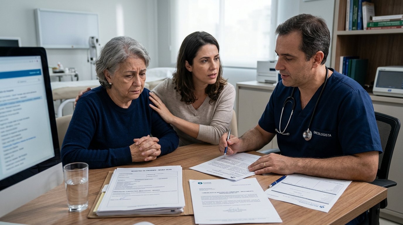 O plano negou o medicamento que o oncologista prescreveu. O que fazer agora?